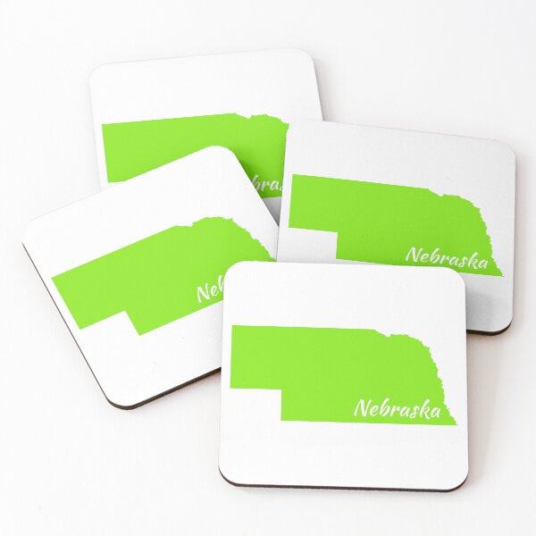 Item preview, Key Lime Colored Nebraska designed and sold by GeographerDude.