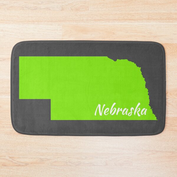 Item preview, Key Lime Colored Nebraska designed and sold by GeographerDude.