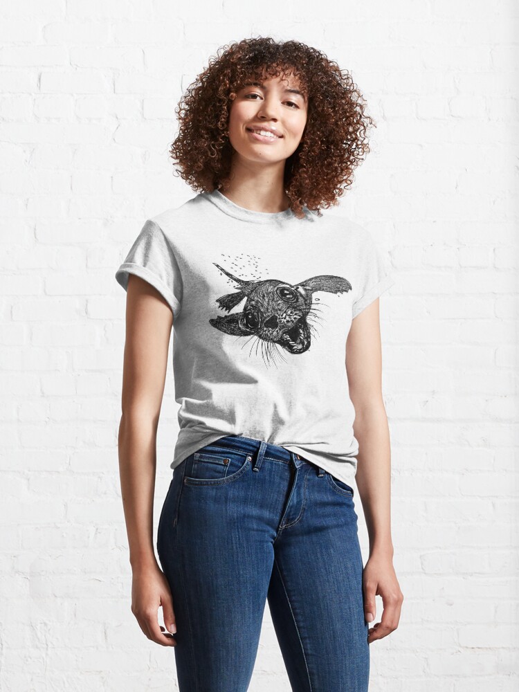 Alternate view of Dom the Australian Fur Seal Classic T-Shirt