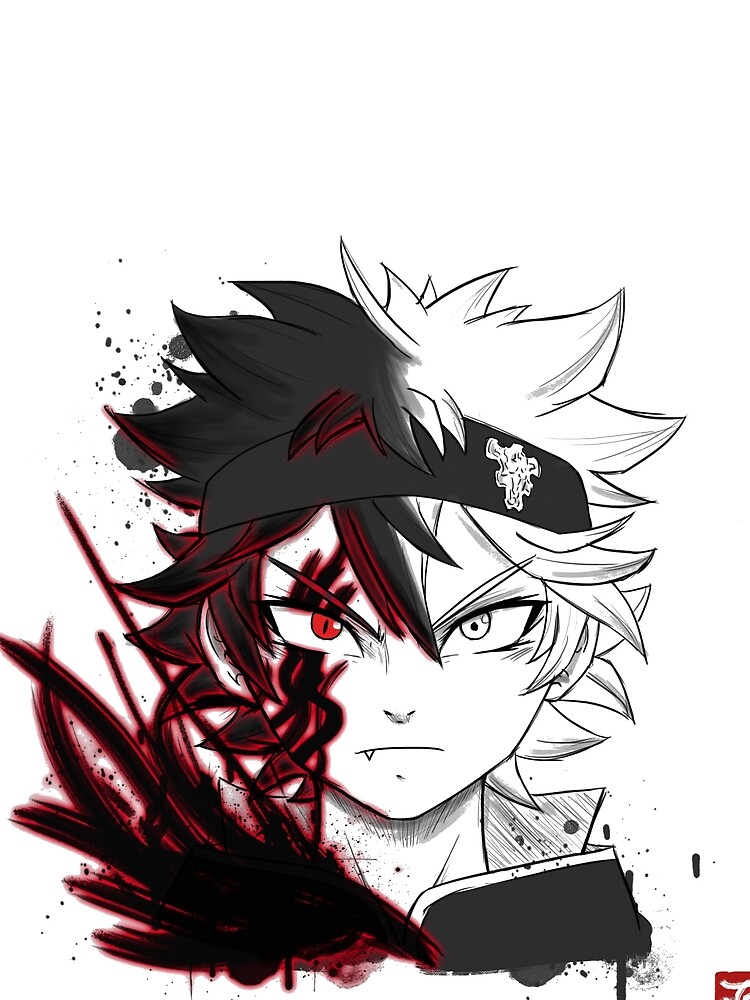 "Black Clover Asta Designs" T-shirt by walkercjt2 | Redbubble