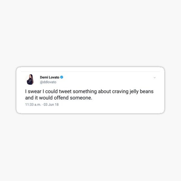 Demi Lovato tweet Sticker