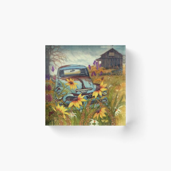 Item preview, Country Blues Chevy Pickup Truck  designed and sold by JanineRileyArt.