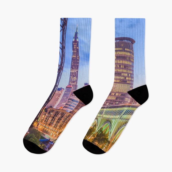 Item preview, CLE skyline Neon designed and sold by BlankCanvasCLE.