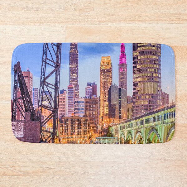 Item preview, CLE skyline Neon designed and sold by BlankCanvasCLE.