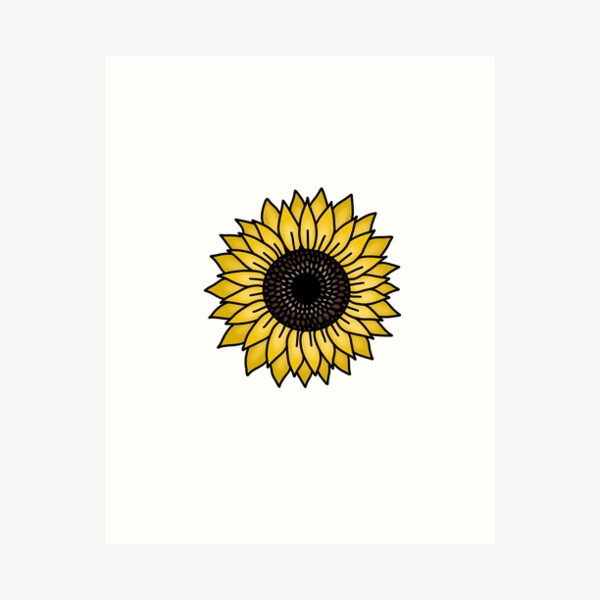 Sunflower Tattoo Design Stock Illustration 1252371952  Shutterstock
