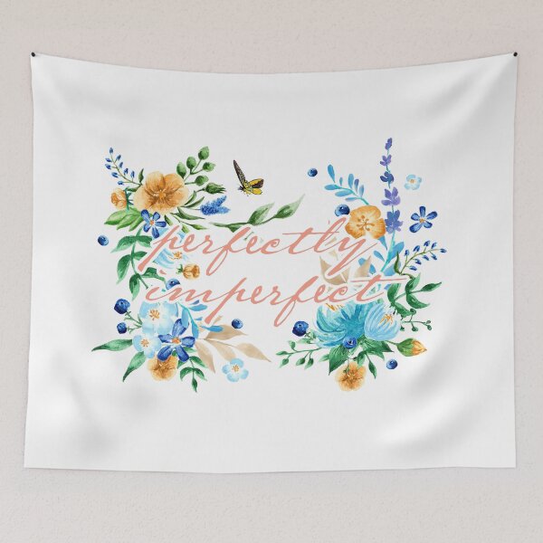 Item preview, Blue Yellow Flowers - Perfectly Imperfect designed and sold by MaplewoodMerch.