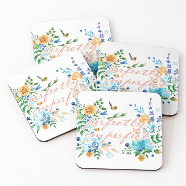 Item preview, Blue Yellow Flowers - Perfectly Imperfect designed and sold by MaplewoodMerch.