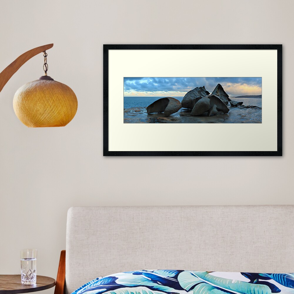 Remarkable Rocks Dawn, Kangaroo Island, South Australia Framed Art Print