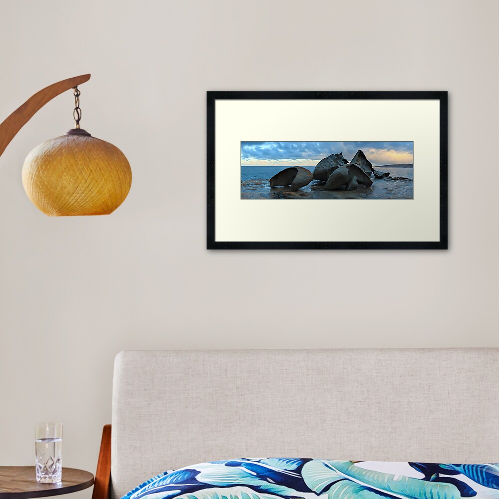 Remarkable Rocks Dawn, Kangaroo Island, South Australia Framed Art Print