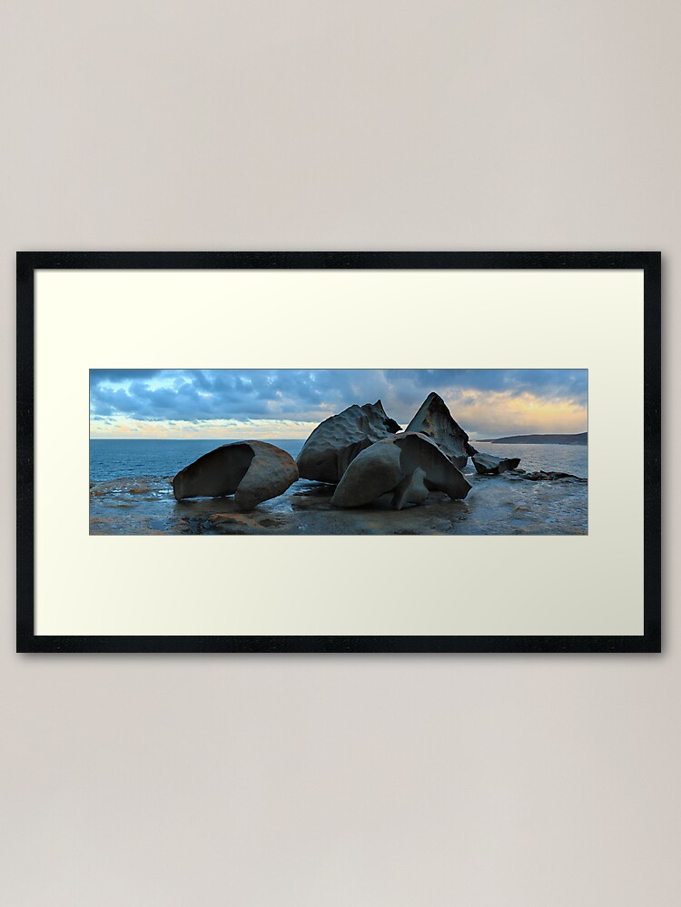 Alternate view of Remarkable Rocks Dawn, Kangaroo Island, South Australia Framed Art Print