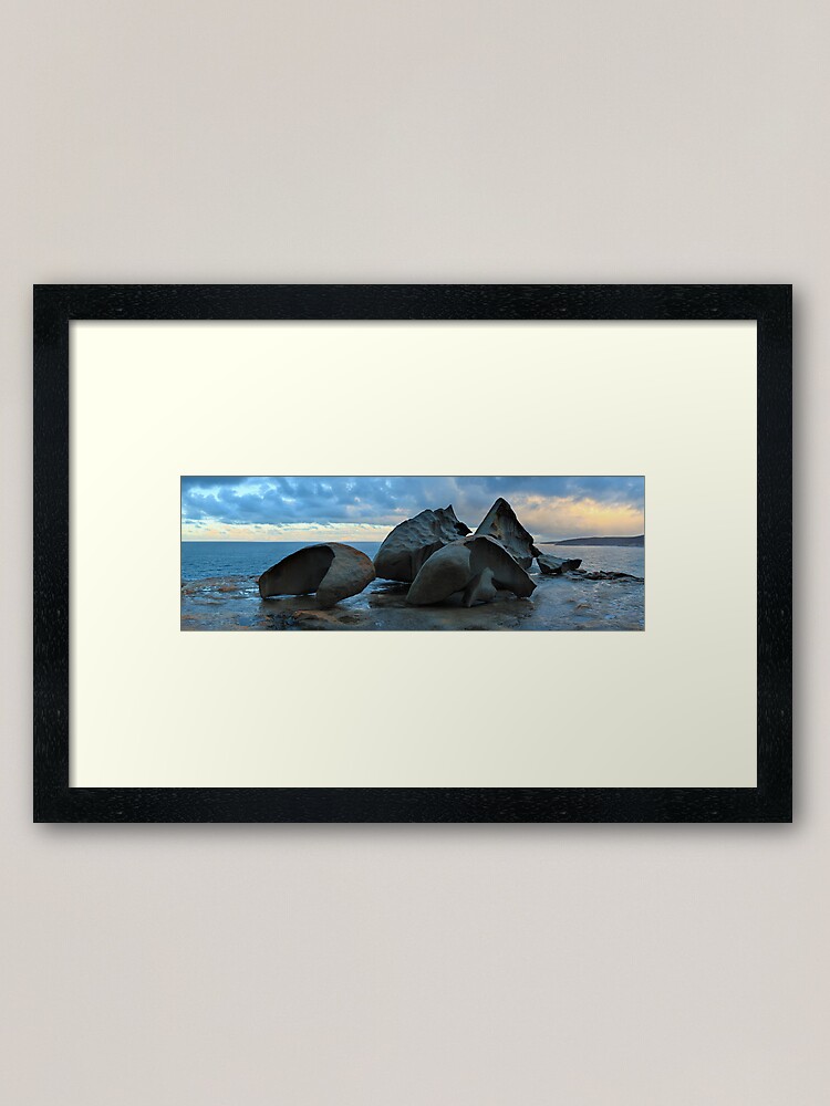 Alternate view of Remarkable Rocks Dawn, Kangaroo Island, South Australia Framed Art Print