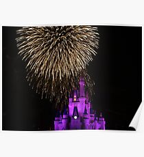 Magic Kingdom Fireworks Poster