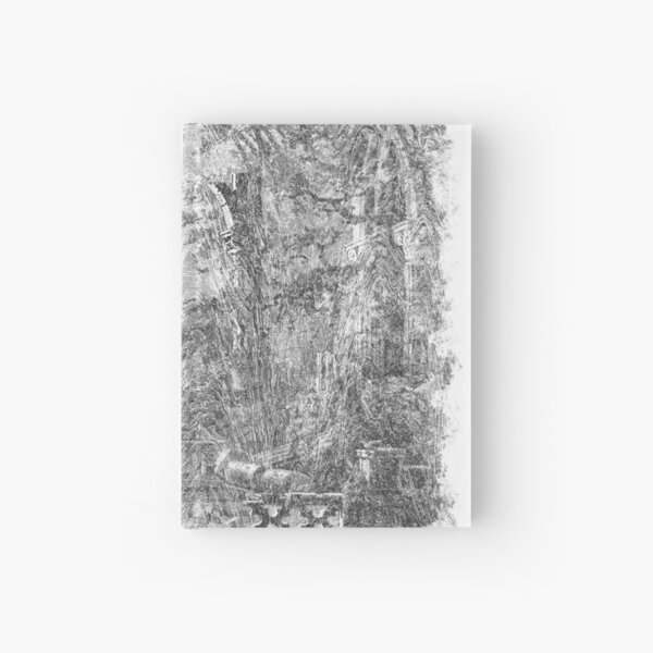 The Atlas of Dreams - Color Plate 4 b&w version Hardcover Journal