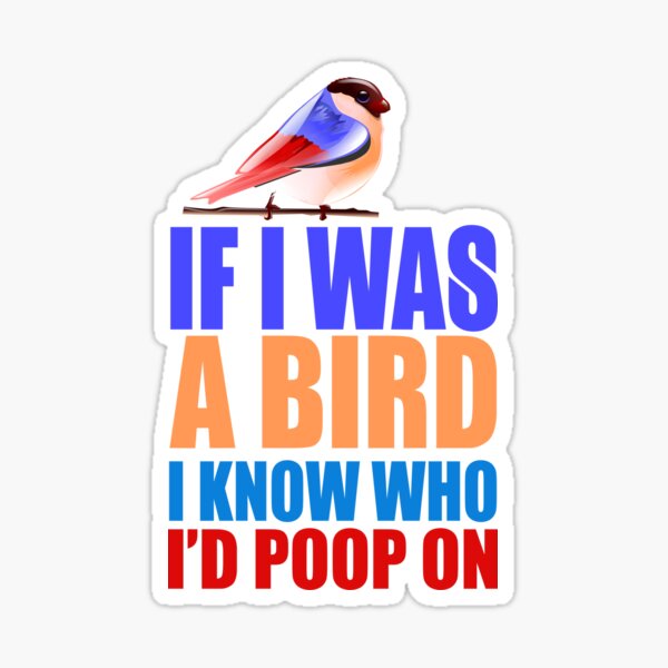 Bird Poop Sticker