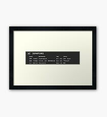 Flight to Agrabah Framed Print