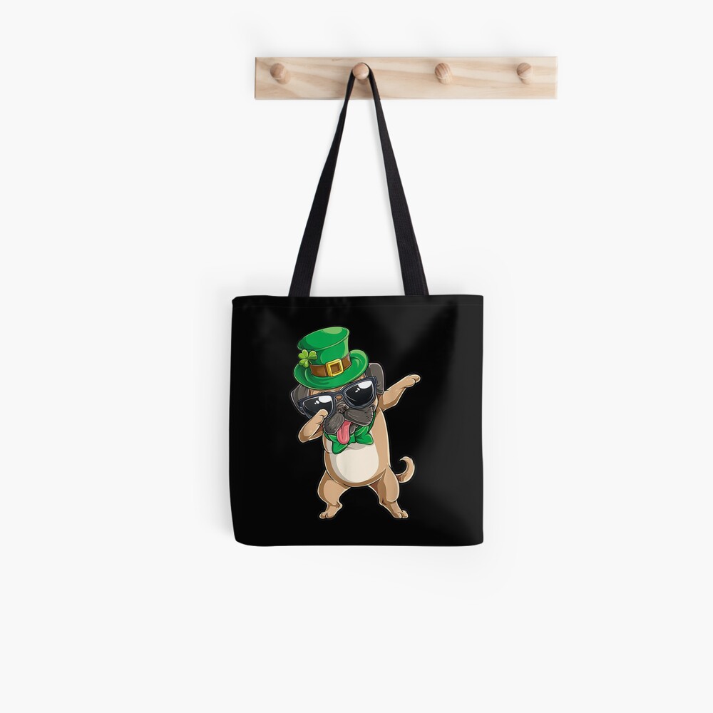 Happy St Patricks Day Irish Leprechaun Womens Fashion Large Tote Ladies Handbag Shoulder Bag