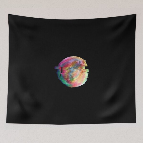Item preview, Fragmented Rainbow Moon - glitch art designed and sold by mikeymadness.