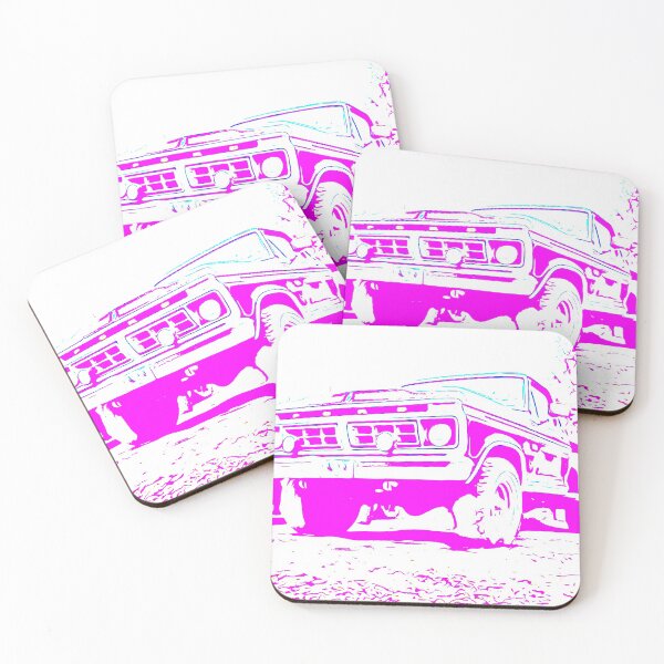 Item preview, 1977 Pickup Pink On White Background  designed and sold by Goose Motors.