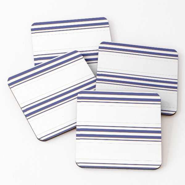 Item preview, Stripes in Blue with Orange Highlights designed and sold by MrPenguin30.
