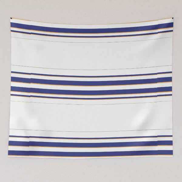 Item preview, Stripes in Blue with Orange Highlights designed and sold by MrPenguin30.