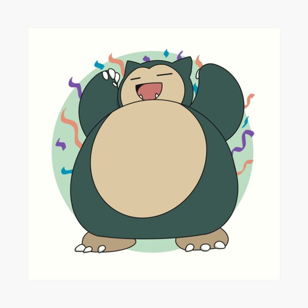 Snorlax Wall Art | Redbubble