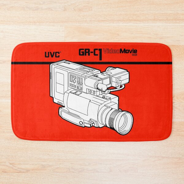 Artikelvorschau, UVC GR-C1 VHS-C 80er Videokamera Camcorder entworfen und verkauft von Monkey Crisis On Mars.