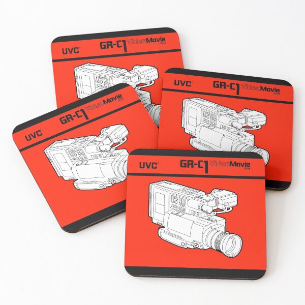 Item preview, UVC GR-C1 VHS-C 80s Video Camera Camcorder  designed and sold by Monkey Crisis On Mars.