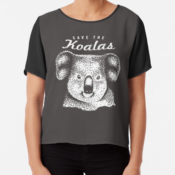 Save The Koalas - Koala Conservation Design White Version Blusa
