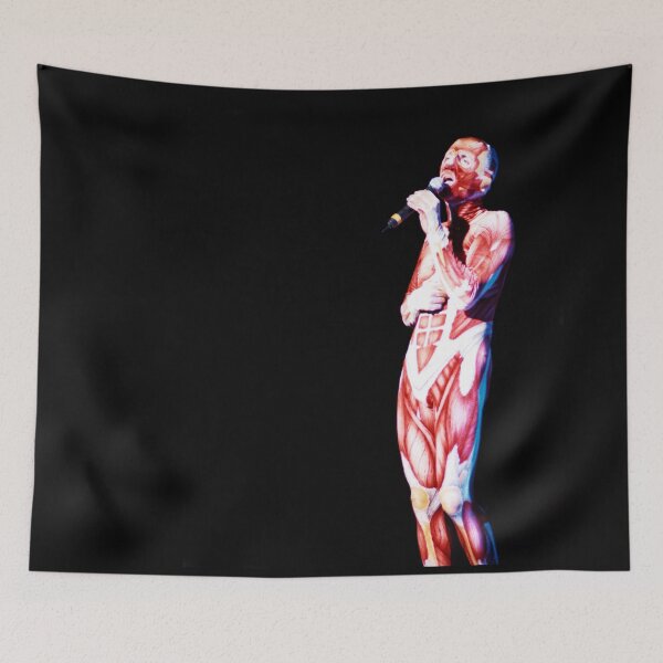 Item preview, David Byrne in Muscle Suit designed and sold by Sol Leonard.