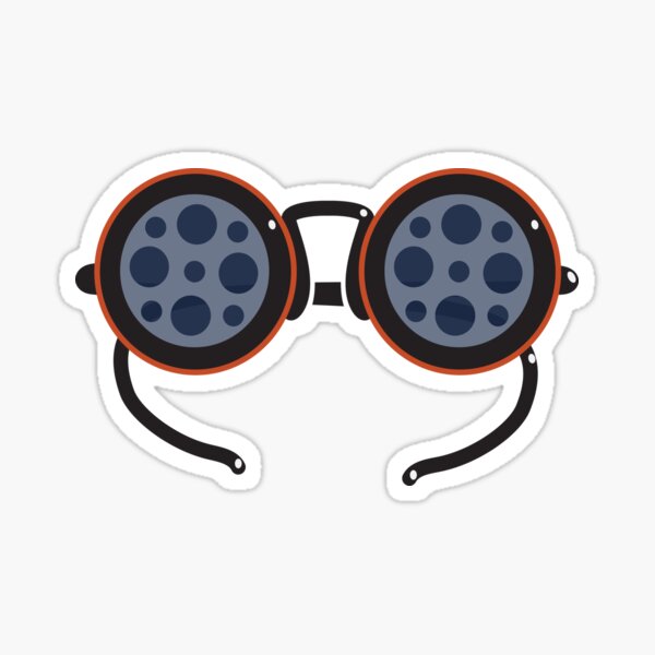 Film Reel Glasses Sticker