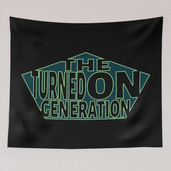 Item preview, The Turned On Generation ( Retro Feel ) V1 -Changes with color of the shirt. designed and sold by BLACKSUN-SHOP.