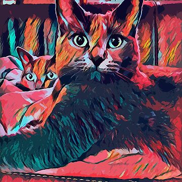 Vorschaubild zum Design CATS AMERA AND GRACE - 1 von fuxart