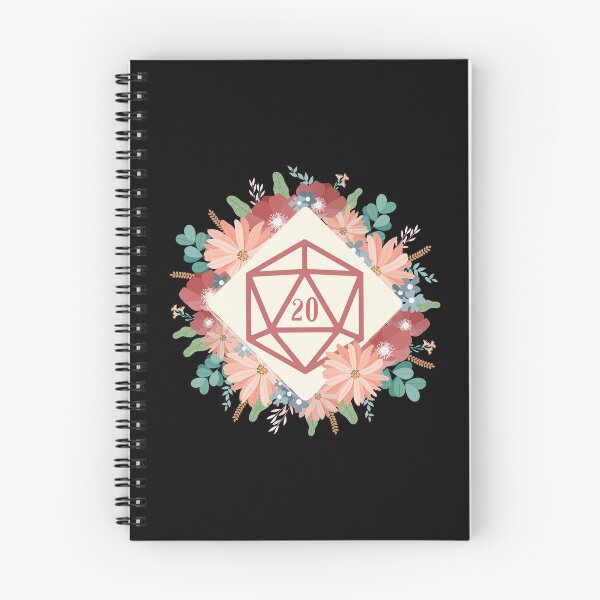 Item preview, Polyhedral D20 Dice Floral - Flowers Tabletop RPG designed and sold by pixeptional.