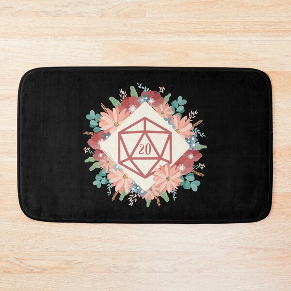 Item preview, Polyhedral D20 Dice Floral - Flowers Tabletop RPG designed and sold by pixeptional.