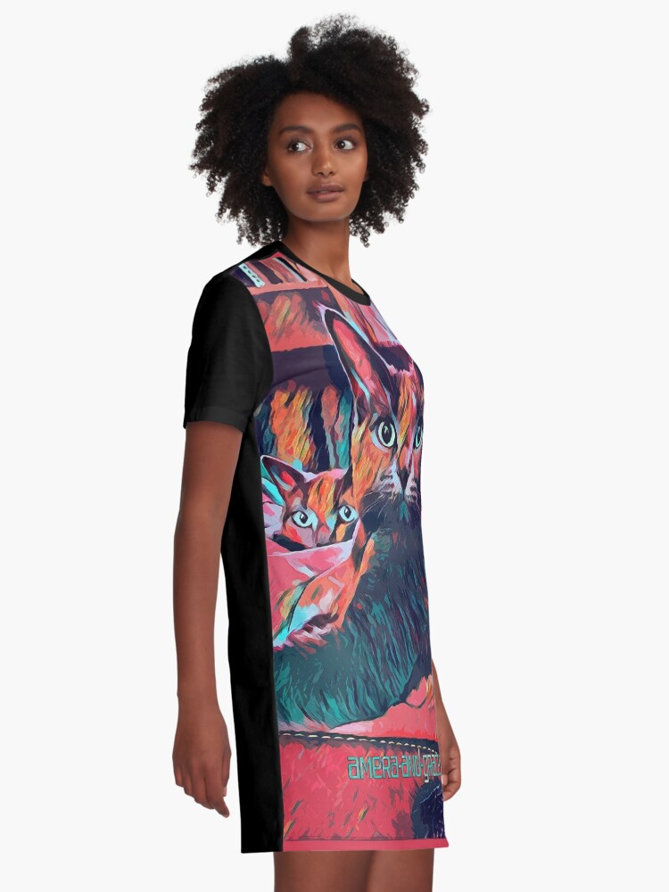 Alternative Ansicht von CATS AMERA AND GRACE - 1 T-Shirt Kleid