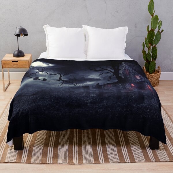 Item preview, Haunted House and crows designed and sold by AnnArtshock.