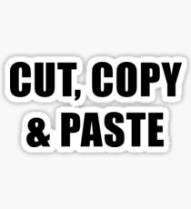 Copy And Paste Stickers | Redbubble