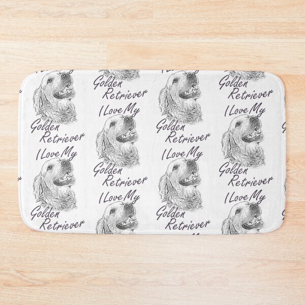 Item preview, I Love My Golden Retriever designed and sold by SadSacDesigns.