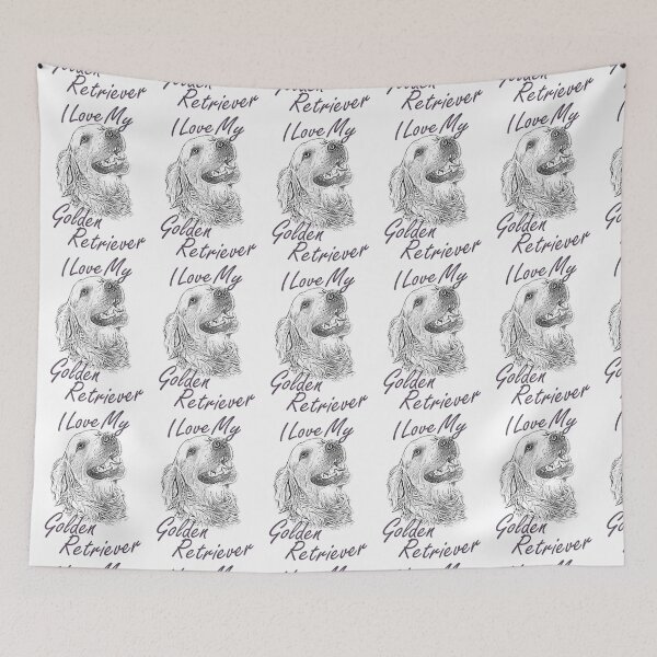 Item preview, I Love My Golden Retriever designed and sold by SadSacDesigns.