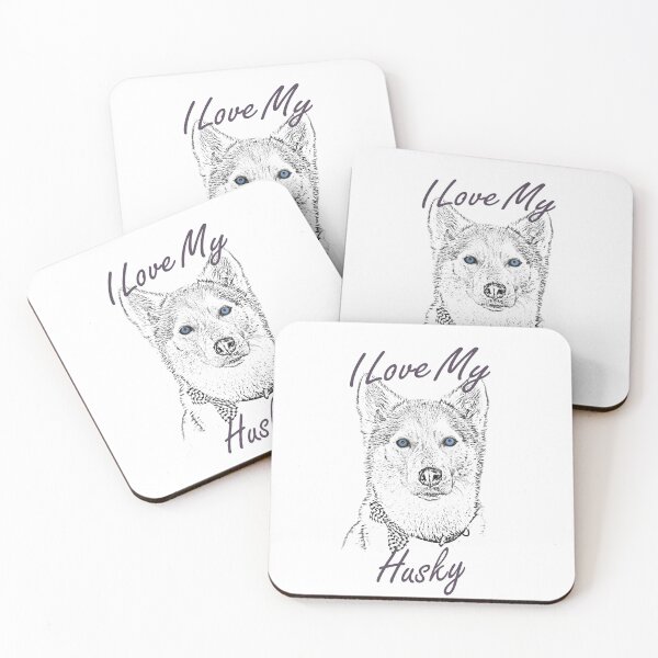 Item preview, Love My Husky designed and sold by SadSacDesigns.