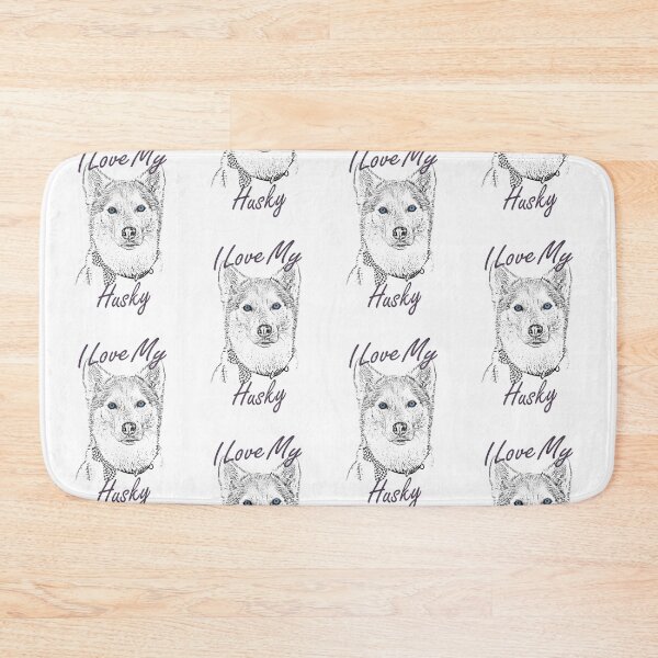Item preview, Love My Husky designed and sold by SadSacDesigns.