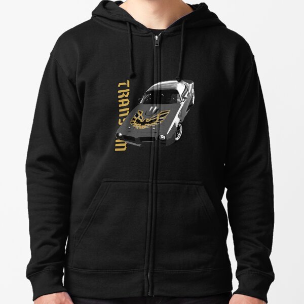 Pontiac Firebird Trans Am Retro Car Zipped Hoodie