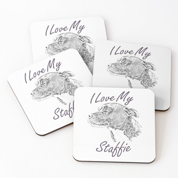 Item preview, Amo a mi staffie designed and sold by SadSacDesigns.