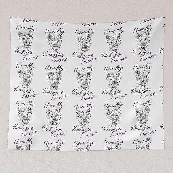 Item preview, I Love My Yorkshire Terrier designed and sold by SadSacDesigns.