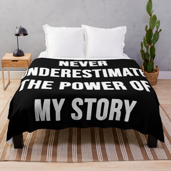 Item preview, Never Underestimate the Power of My Story | Typography designed and sold by rsty11.