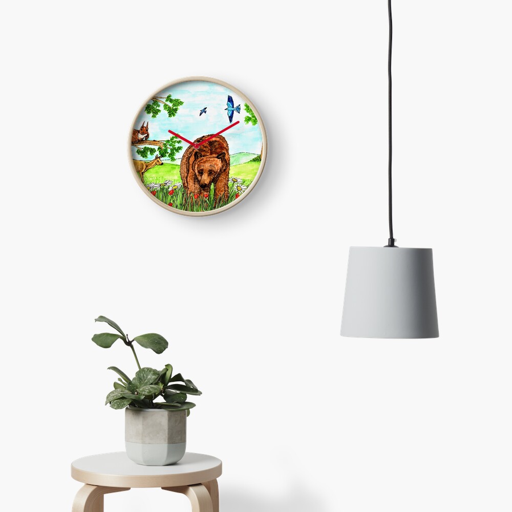 Friendly Bear - Clock Clock