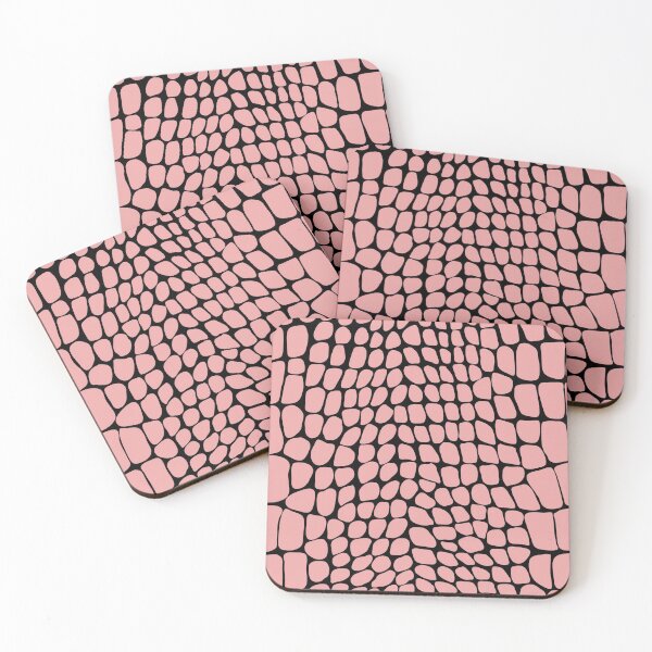Item preview, Pink and black crocodile print designed and sold by Jenmag.