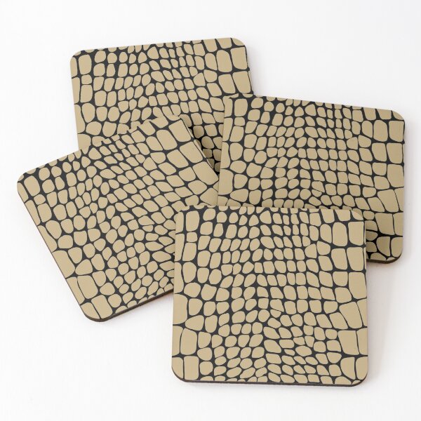 Item preview, Gold and black crocodile print designed and sold by Jenmag.