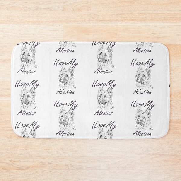 Item preview, I Love My Alsatian designed and sold by SadSacDesigns.