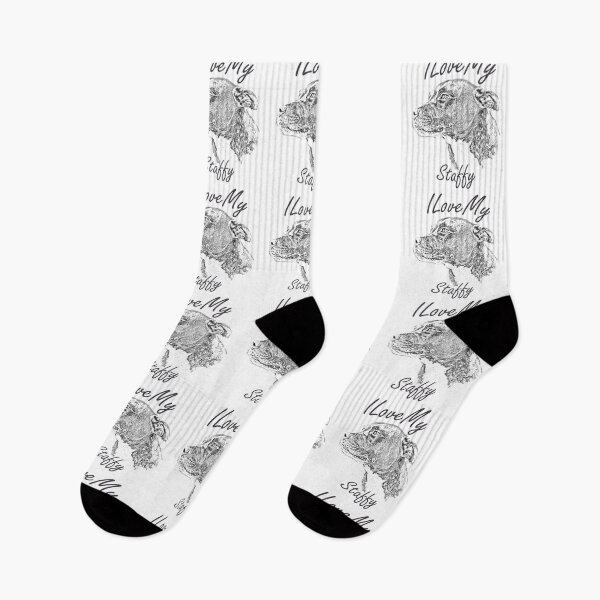 Item preview, I Love My Staffy designed and sold by SadSacDesigns.